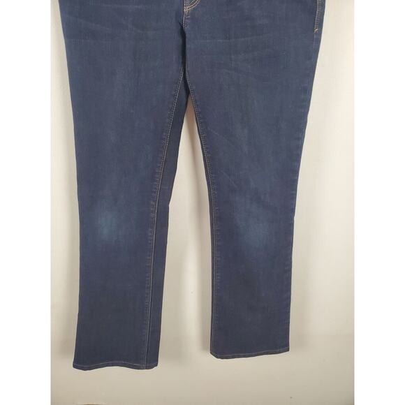 DL 1961 29 Womens Cindy Slim Bootcut 360 Comfort 4 Way Stretch Dark Wash Low Ris - Picture 5 of 7